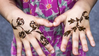 Henna decorations are popular at the festival, as are other culturally enriching activities