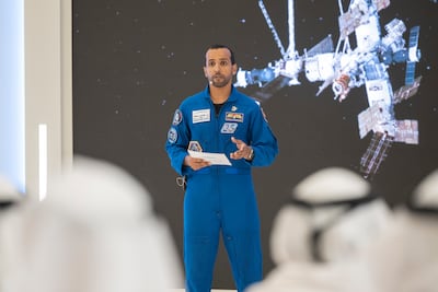 Emirati astronaut Hazza Al Mansoori. UAE Presidential Court