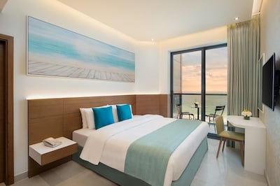 The 179 rooms at the Wyndham Garden Ajman Corniche all offer amazing Arabian Gulf views. Wyndham Garden Ajman Corniche