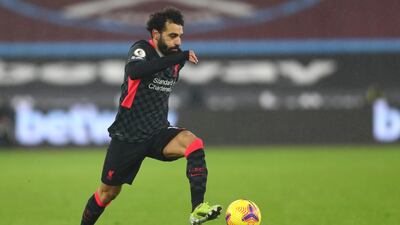 Liverpool's Mohamed Salah. AP