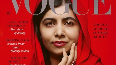 Malala Yousafzai is the July cover star for 'British Vogue'. Instagram / British Vogue