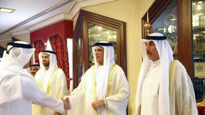 Sheikh Saud holds an Eid Al Adha reception. WAM