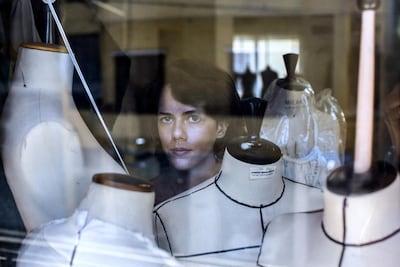 Sarah Hermez is the founder of Creative Space, which offers free fashion education to students in Lebanon. Bryan Denton for The National
