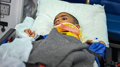 They were the 10th group of Gazans to arrive in the UAE for treatment