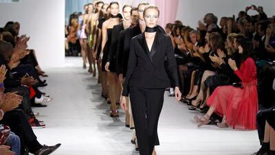 Raf Simons’ ready-to-wear debut for Dior. Benoit Tessier / Reuters