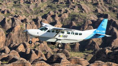 Michael Alcock now works for airline company Aviair in Kimberley, Australia. Courtesy Aviair