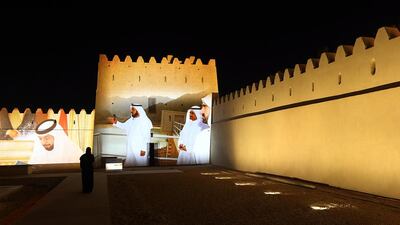 Qasr Al Muwaiji Museum and Exhibition, the birthplace of President Sheikh Khalifa was officially opened in Al Ain. Satish Kumar / The National