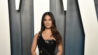 Olivia Munn attends the 2020 Vanity Fair Oscar Party. AFP