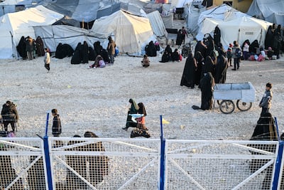 Under a ceasefire agreement, camps and prisons housing ISIS detainees previously held by the US-backed Kurdish forces have been transferred to the Syrian government. Getty Images