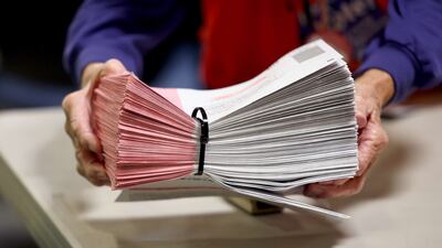 Ballots are processed in Las Vegas. Getty Images