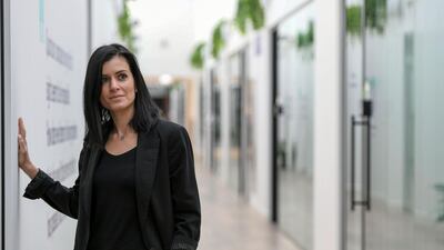 Dr Najwa Aaraj oversees a growing team of international cryptography experts. Khushnum Bhandari / The National