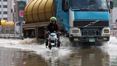 Sharjah Municipality said it had cleared floodwater from main roads and vital community areas