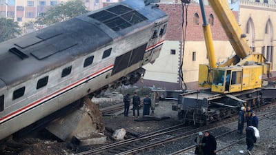 Egypt has been plagued with deadly train accidents in recent years that have been widely blamed on inadequate infrastructure and poor maintenance. AFP