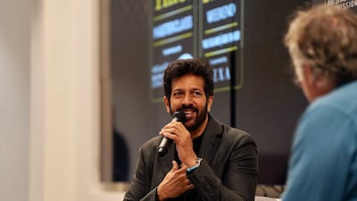 Bollywood director Kabir Khan speaks at a masterclass event during the IIFA Awards 2023 weekend in Abu Dhabi. Photo: IIFA