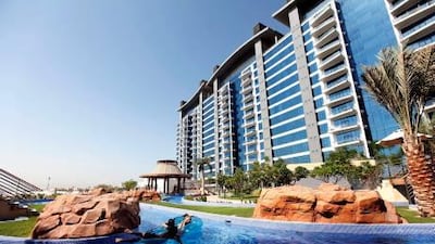 The Oceana apartments on the Palm Jumeirah, where residents and the developer disagree over who may use the pool and beach.