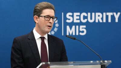 Sir Ken McCallum said Iran's 'autocratic regime is frantically trying to silence its opponents around the world'. PA