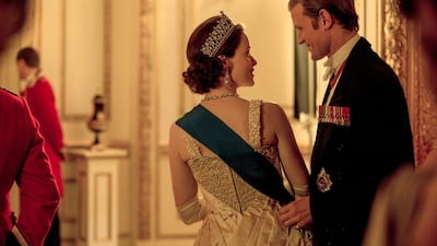 Claire Foy and Matt Smith in ‘The Crown’. Courtesy Netflix