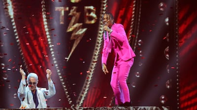 Diplo and Swae Lee perform. Reuters