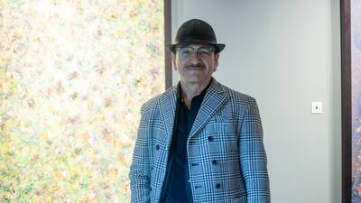 Prominent Iraqi painter Iyad Almosawi was among events at the opening