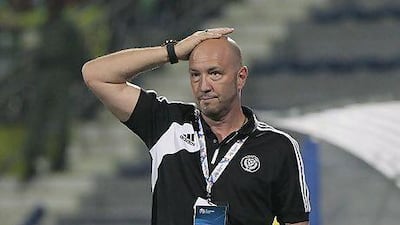 Al Nasr coach Walter Zenga.