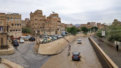 The rain stops at last. AFP