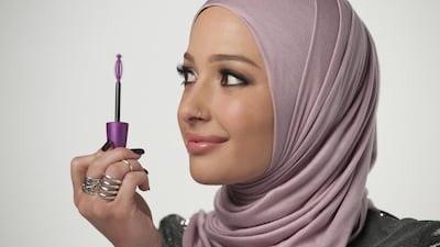 Beauty blogger Nura Afia is the first Muslim woman to be part of a leading American campaign. Lacey Terrell / CoverGirl via AP Photo