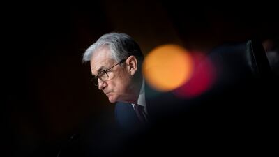 Federal Reserve Board Chairman Jerome Powell listens during his re-nominations hearing before the Senate Banking, Housing and Urban Affairs Committee, earlier this month. The Fed has told investors the ultra-easy conditions it’s created for them in recent years are likely to disappear. AP
