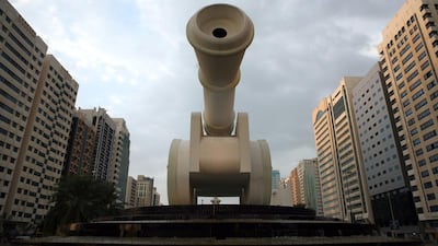 The cannon has been a familiar sight for many years. Sammy Dallal / The National