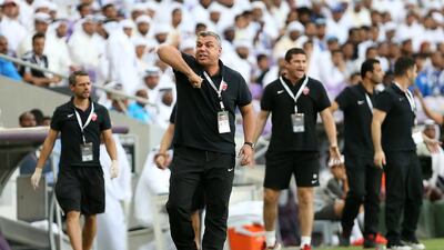 Cosmin Olaroiu is determined to keep his Al Ahli players focused on domestic duties. Pawan Singh / The National