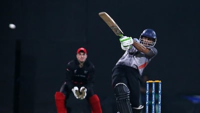 Faizan Asif, the burly opener, is one of several players who are having to take their annual leave from work to play in this competition, missing time from his job in sales at Emirates Islamic bank. The archetypal pinch-hitter, Faizan is a Twenty20 specialist for the UAE and he showed decent form in last week’s warm-up win against Hong Kong in Sharjah. Pawan Singh / The National