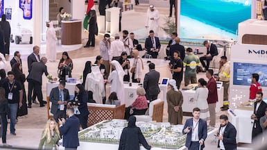 May's Make it in the Emirates 2026 event in Abu Dhabi was fertile ground for networking and entrepreneurs looking to build businesses. Antonie Robertson/The National