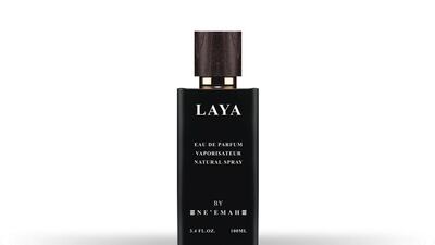 Laya, meaning lady, in Arabic exudes femininity with its notes of vanilla and musk. Courtesy of Laya.
