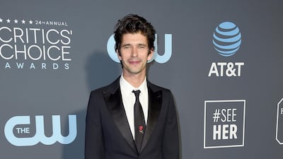 Ben Whishaw in Alexander McQueen. AP