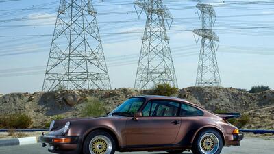 A Porsche 930 Turbo in Al Barsha. Cloud 9 Photography