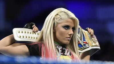 Alexa Bliss: A former cheerleader and gymnast, she turned towards wrestling when she signed a developmental contract in May 2013. While she initially appeared as an unnamed ring announcer and then aligned herself with the tag team of Blake and Murphy, she’s found success as a singles competitor. She made her main roster debut on July 2016 on SmackDown. Her career highlights include being the first female wrestler to win both the SmackDown Women’s Championship and the Raw’s Women’s Championship belts. Courtesy WWE