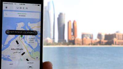 Uber and Careem, which both launched services in Abu Dhabi in 2013, are only permitted to use licensed drivers from the Emirate’s 18 registered limousine companies. Ravindranath K / The National