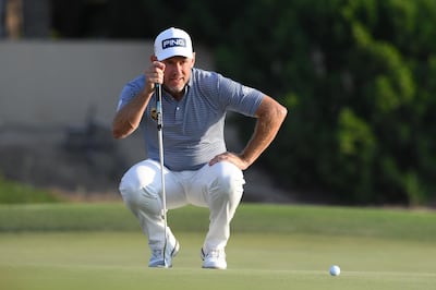 Lee Westwood is in a group of four players one shot behind the leaders. Getty Images