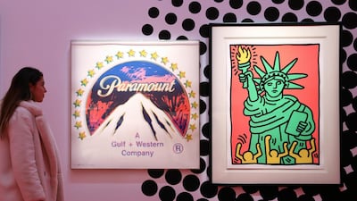 Famous prints on display at Sotheby’s in London before an auction that had been due to take place this week. Fine Art Group is reporting an increase in enquiries about art financing as wealthy people look to monetise luxury assets during a stock market slump. Getty