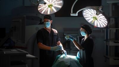 The Hypervision Surgical System under development at one of London's leading hospital sites. Photo: Hypervision Surgical