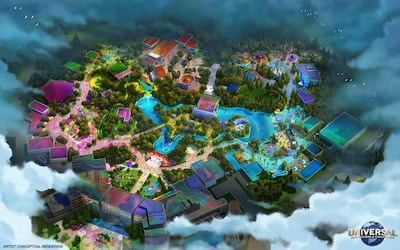 A rendering of Universal Kids Resorts, the first theme park designed specifically for families with young children from Universal Destinations & Experiences. Photo: Universal