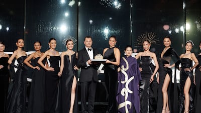 Fred Mouawad at the unveiling of the Power of Resilience crown for Miss Universe Thailand. Photo: Mouawad