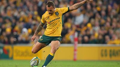 Quade Cooper’s selection to the Australia team set to take on New Zealand at Auckland has raised eyebrows. Chris Hyde / Getty Images