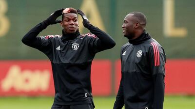 Manchester United are a stronger team when Paul Pogba, left, is fit and playing. Jason Cairnduff / Reuters