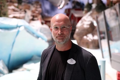 Scott McCoy, senior zoological director at SeaWorld Abu Dhabi, says the birth of Kaya in May was a milestone moment. Chris Whiteoak / The National