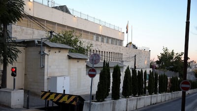 The British consulate in East Jerusalem, which Israel has said will be closed in response to the UK's sanctions against illegal Israeli settlements. Reuters
