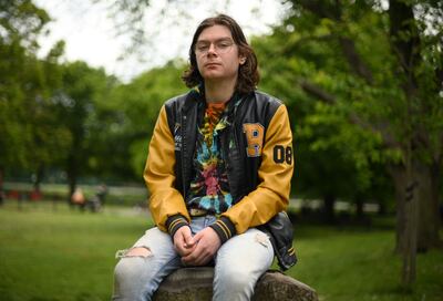 Louis Mckechnie, an activist from the protest group 'Just Stop Oil. AFP