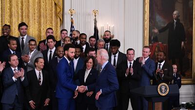 An invitation to the White House was withdrawn by then-president Donald Trump in 2017 after Curry said he would not attend if asked. AFP