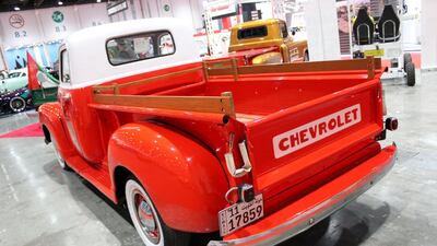 A vintage Chevrolet truck.