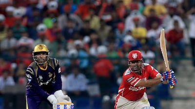 Virender Sehwag has rolled back the years and is in devastating form for Kings XI Punjab as they take on Kolkata Knight Riders in the IPL final. Ravindranath K / The National