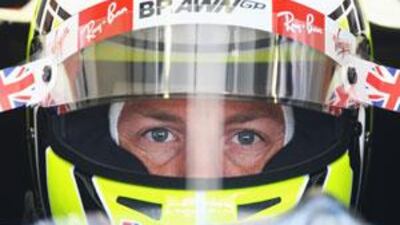 Jenson Button of Great Britain and Brawn GP prepares to drive during practice for the Turkish Formula One Grand Prix at Istanbul Park.